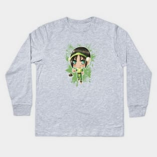 Chibi Toph Kids Long Sleeve T-Shirt